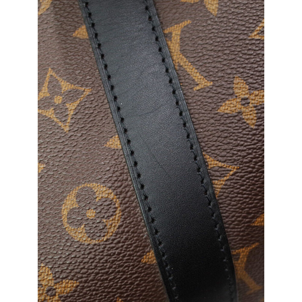Louis Vuitton Monogram Macassar Keepall Bandouliere Travel Boston Bag - Picture 5 of 9